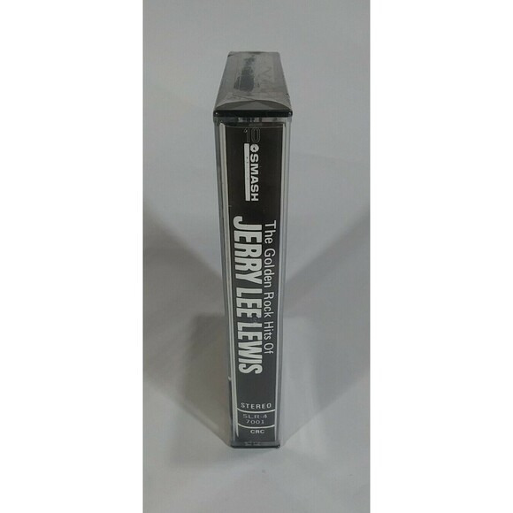 VTG Jerry Lee Lewis Golden Rock Hits New SEALED Cassette Tape CRC SLR-4-7001 - Picture 4 of 5